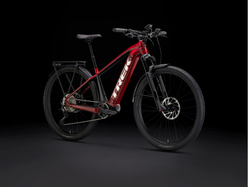 Trek Powerfly Sport 7 EQ 2 Electric Mountain Bike 2023 in Crimson/Lithium Grey-1